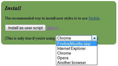 Select browser