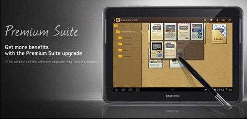 Samsung Galaxy Note 10.1 Premium Suite Upgrade