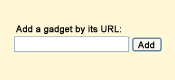 Add any gadget by URL