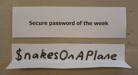 Strong password of the week: $nakeOnAPlane