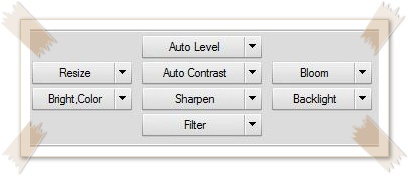 Photoscape adjusting tools