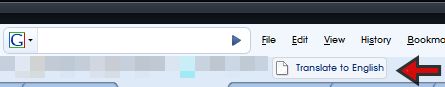 Google Translate bookmarklet