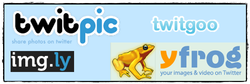 Twitpic, Twitgoo, yfrog & img.ly logo