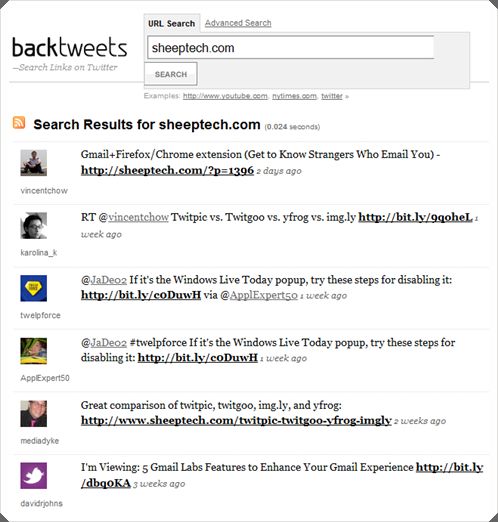 BackTweets: sheeptech.com
