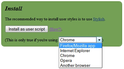 Select browser