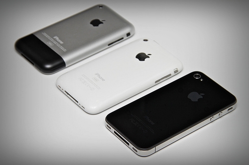 iPhone 2G, iPhone 3G, iPhone 4 