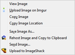Right-click upload Imageshack Imgur
