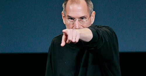 Steve Jobs pointing