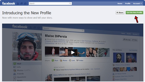 New Facebook Profile