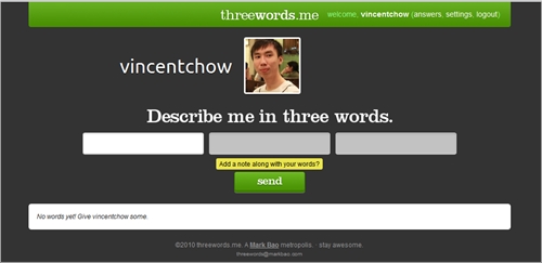Threewords.me